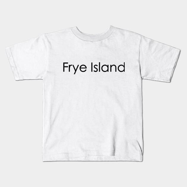 Frye Island Kids T-Shirt by mrakos